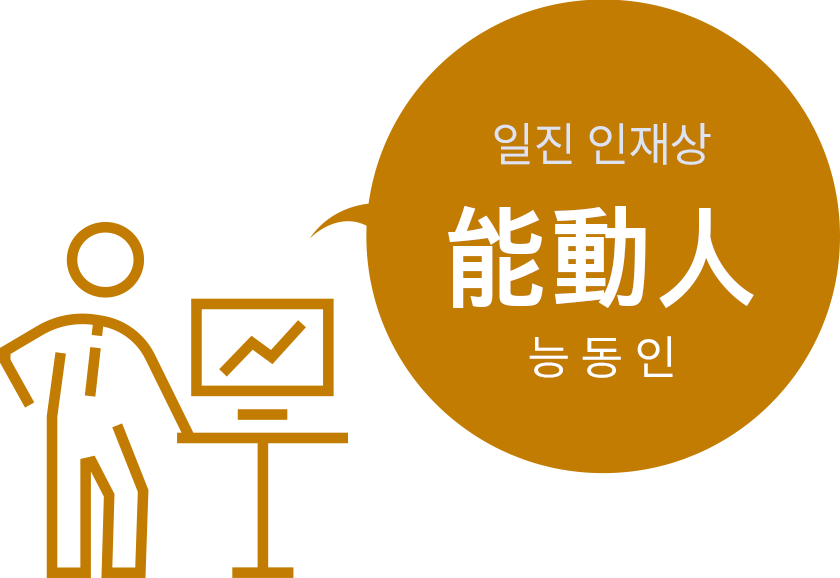 일진 인재상 능동인